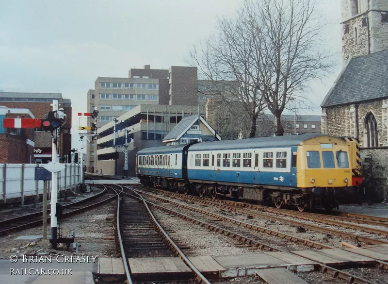 Class 101 DMU at Lincoln Central