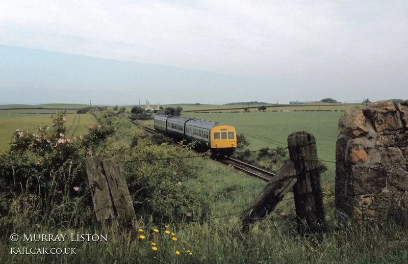 Class 101 DMU at near Drem