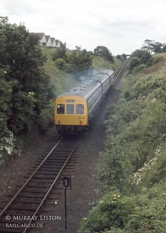 Class 101 DMU at North Berwick