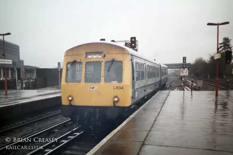 Class 101 DMU at Gatwick Airport