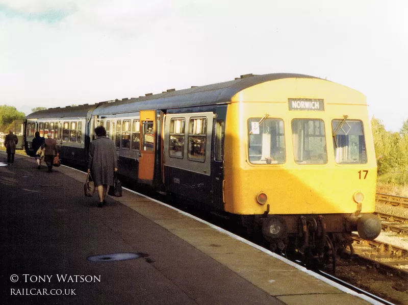 Class 101 DMU at Ely