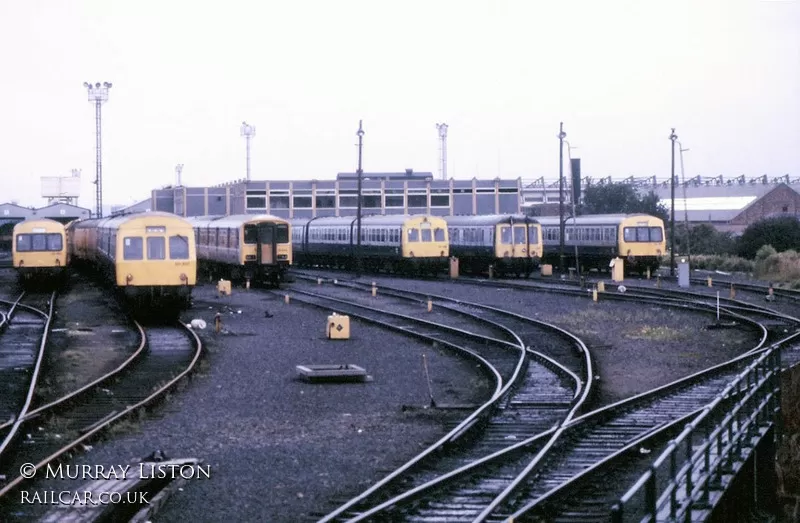 Class 101 DMU at Haymarket depot