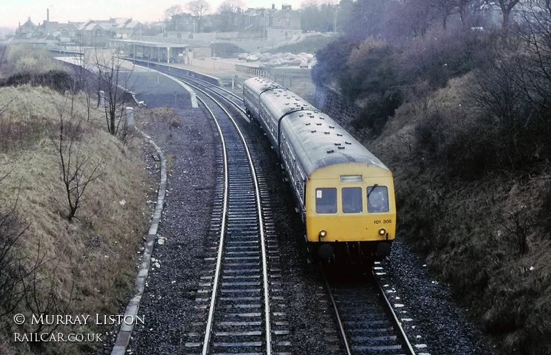 Class 101 DMU at Dunfermline