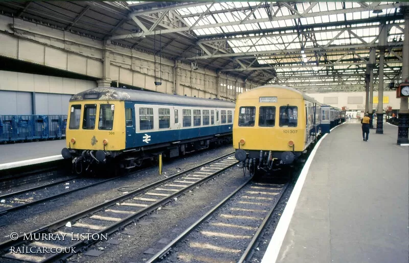 Class 101 DMU at Edinburgh Waverley