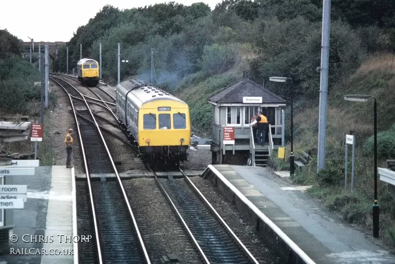 Class 101 DMU at Wrabness