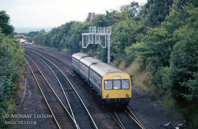 Class 101 DMU at Dalmeny