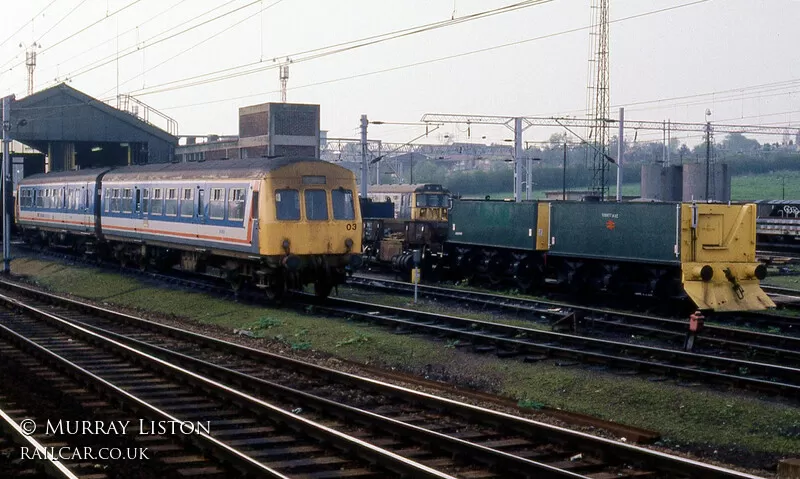 Class 101 DMU at Colchester depot