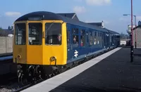 Class 104 DMU at Bamber Bridge