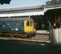 Class 104 DMU at Felixstowe