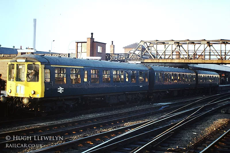 Class 104 DMU at Doncaster