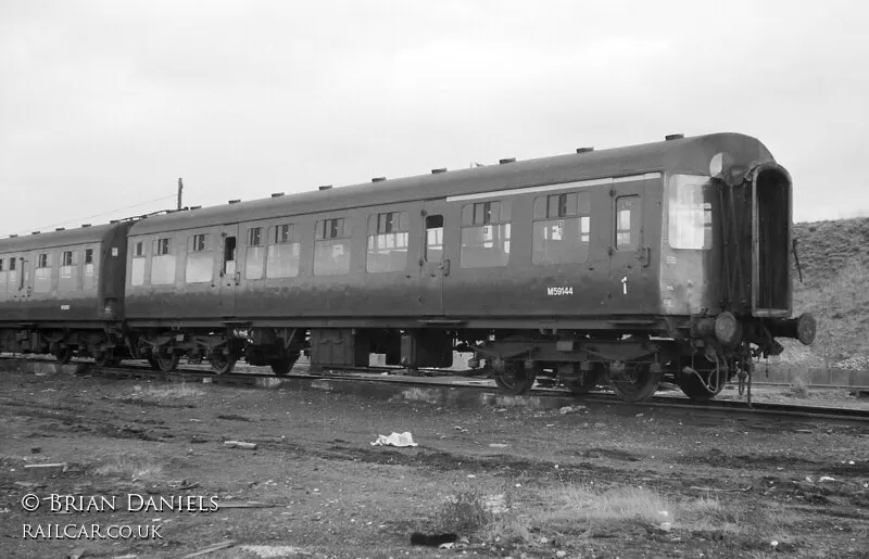 Class 104 DMU at Newton Heath depot