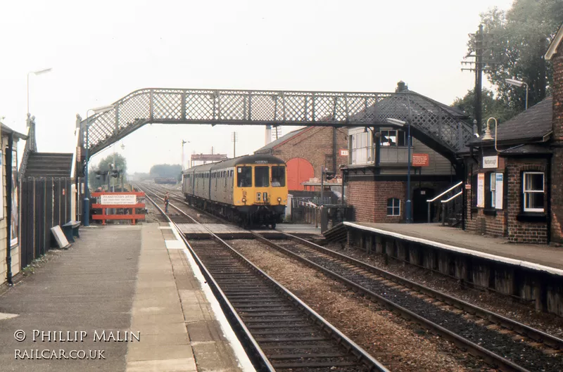 Class 104 DMU at Narborough