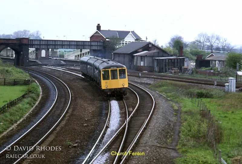 Class 104 DMU at Church Fenton