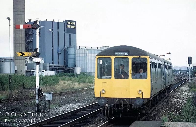 Class 104 DMU at Miles Platting