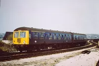 Class 105 DMU at Accrington