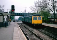 Class 105 DMU at Attenborough