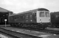 Class 105 DMU at Newton Heath depot