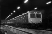 Class 105 DMU at Haymarket depot