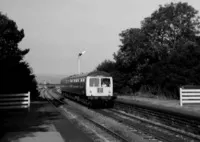 Class 105 DMU at Edale