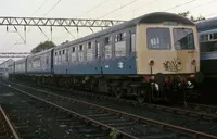 Class 105 DMU at Crewe Carriage Sidings