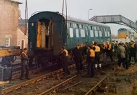 Class 105 DMU at Prudhoe