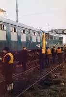 Class 105 DMU at Prudhoe