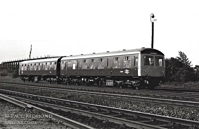 Class 105 DMU at Worksop