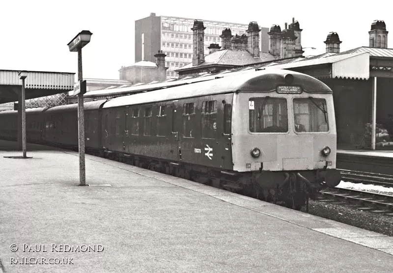 Class 105 DMU at Sheffield