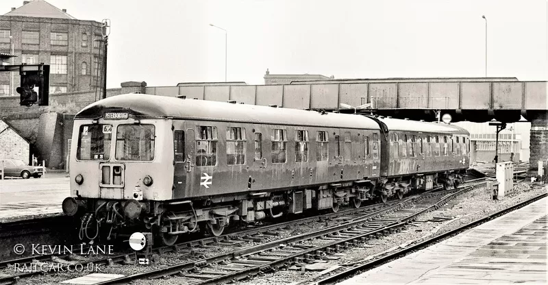 Class 105 DMU at Leicester