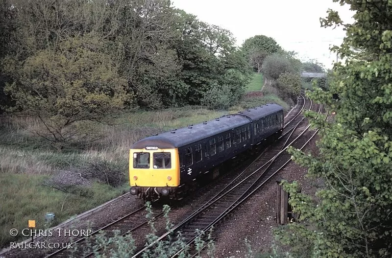 Class 105 DMU at Chinley Junction