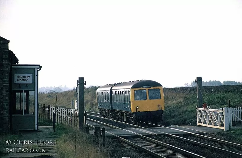 Class 105 DMU at Haughley Junction