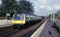 Class 107 DMU at Kingsknowe