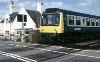 Class 107 DMU at Kingsknowe