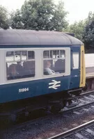 Class 107 DMU at Dalmeny