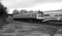 Class 107 DMU at Dunfermline