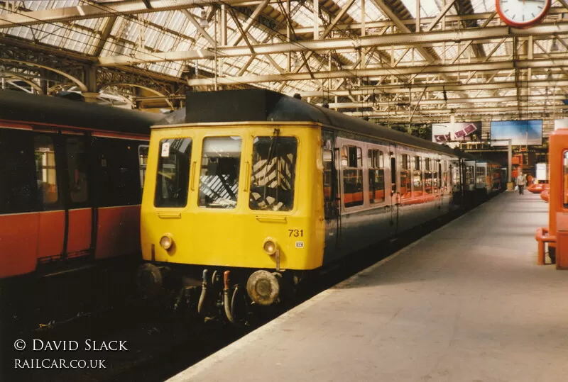 Class 107 DMU at Glasgow Central