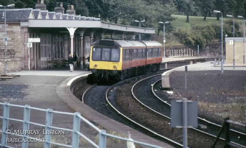 Class 107 DMU at Dunfermline