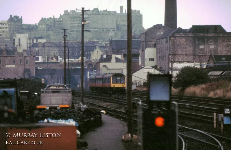 Class 107 DMU at Haymarket