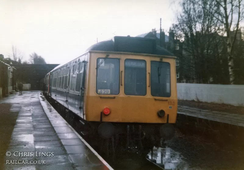 Class 107 DMU at Kilmacolm