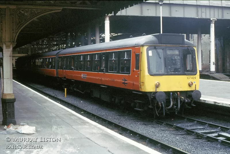 Class 107 DMU at Edinburgh Waverley