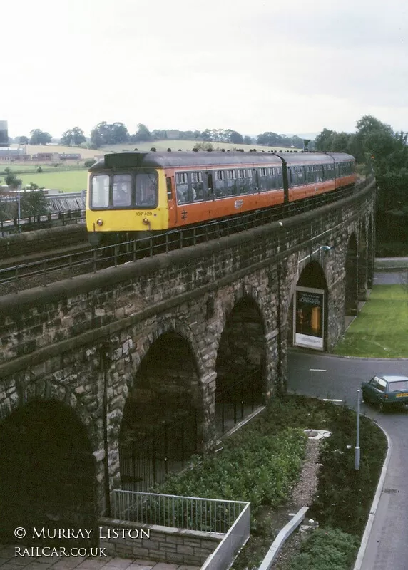 Class 107 DMU at Dunfermline