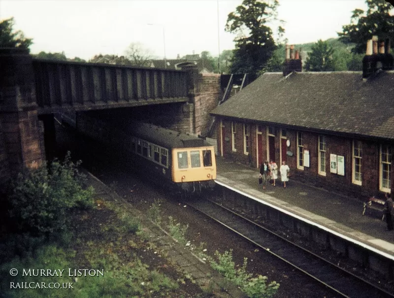 Class 107 DMU at Bridge of Weir