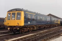 Class 108 DMU at Chester depot