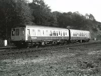 Class 108 DMU at Horbury Station Junction