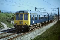 Class 108 DMU at near Lancaster