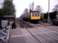 Class 108 DMU at Attenborough