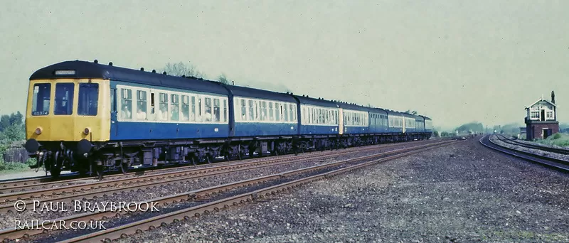 Class 108 DMU at Church Fenton