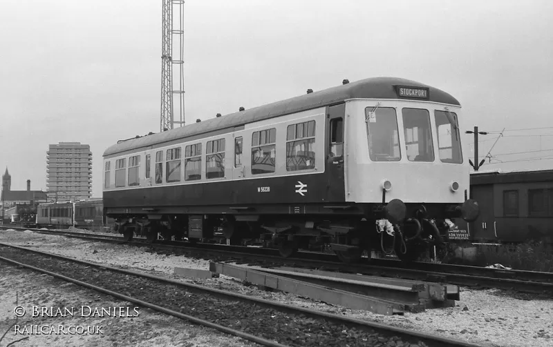 Class 108 DMU at Longsight depot