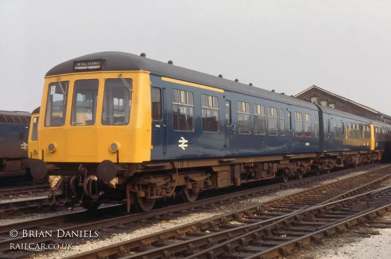 Class 108 DMU at Chester depot