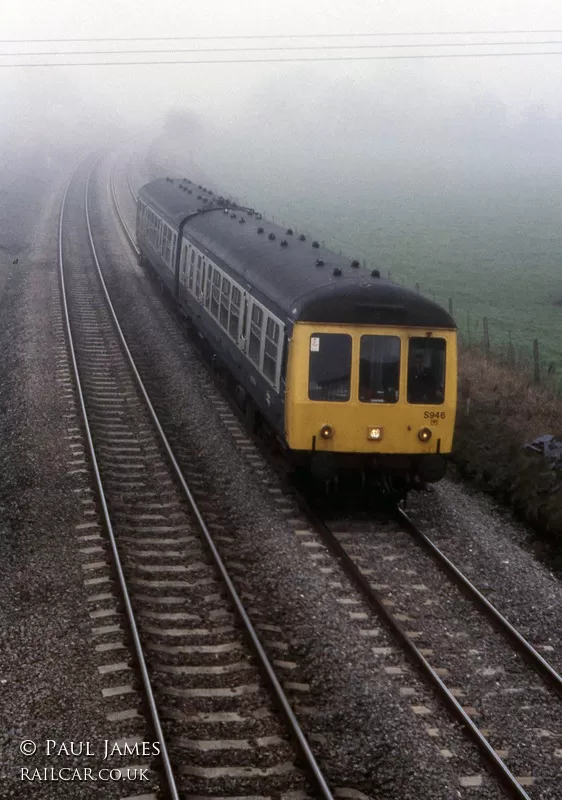 Class 108 DMU at Stretford Bridge Junction